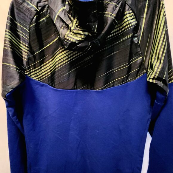 NWT Men Jacket Athletic Nike Running 451544 Hooded Blue M L XL Discount Shipping - Picture 2 of 5